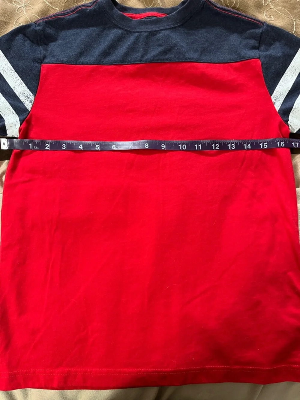 Gymboree Red and Navy Tee - Boys XL (14) - Short Sleeve Shirt
